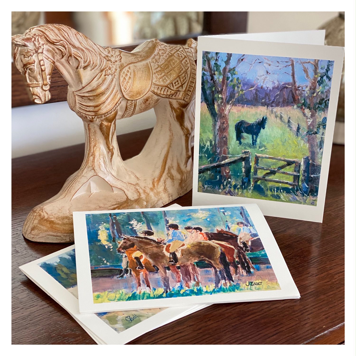 Horse Greeting Cards Set Of 8 Hoof Help Canada