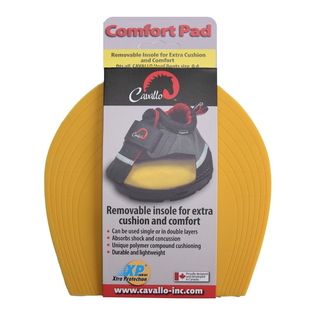cavallo comfort pads yellow in their package